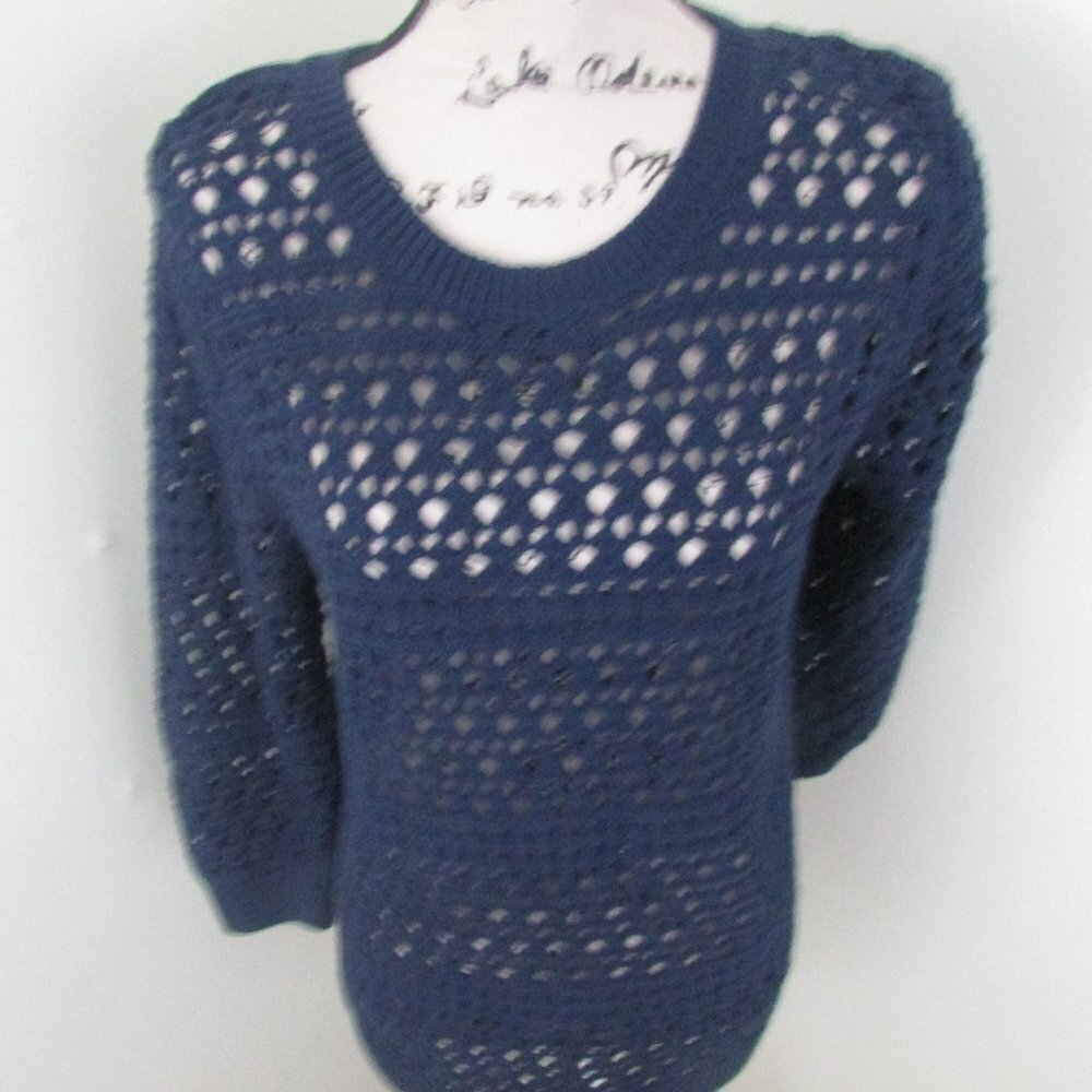 Croft & Barrow Pullover Sweater Loose Weave - Picture 4 of 8